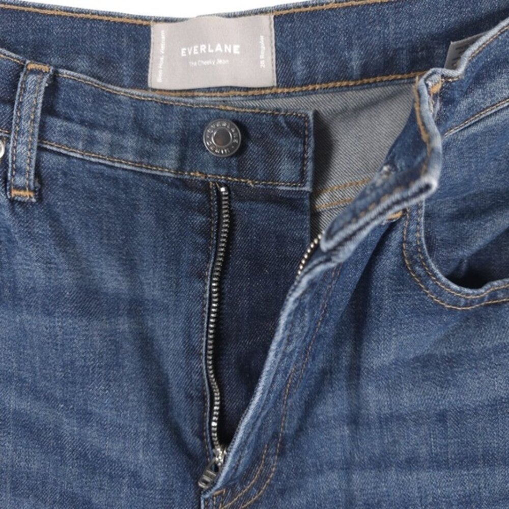 EVERLANE THE CHEEKE JEANS High Rise Size 28 Regular - Picture 9 of 10